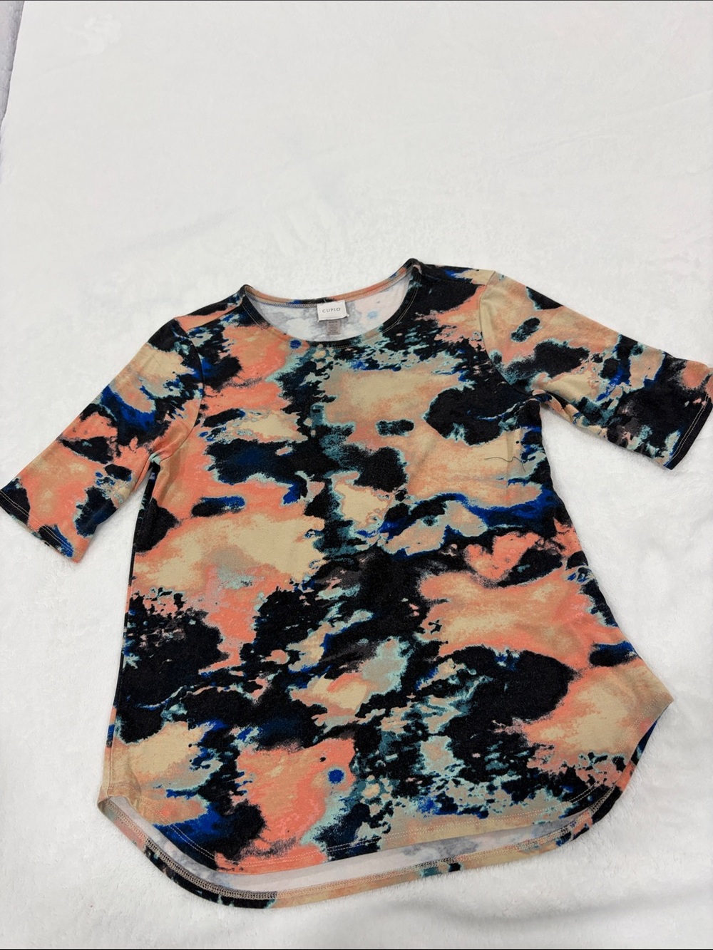 Cupio Multicolor Abstract Print Blazer Jacket